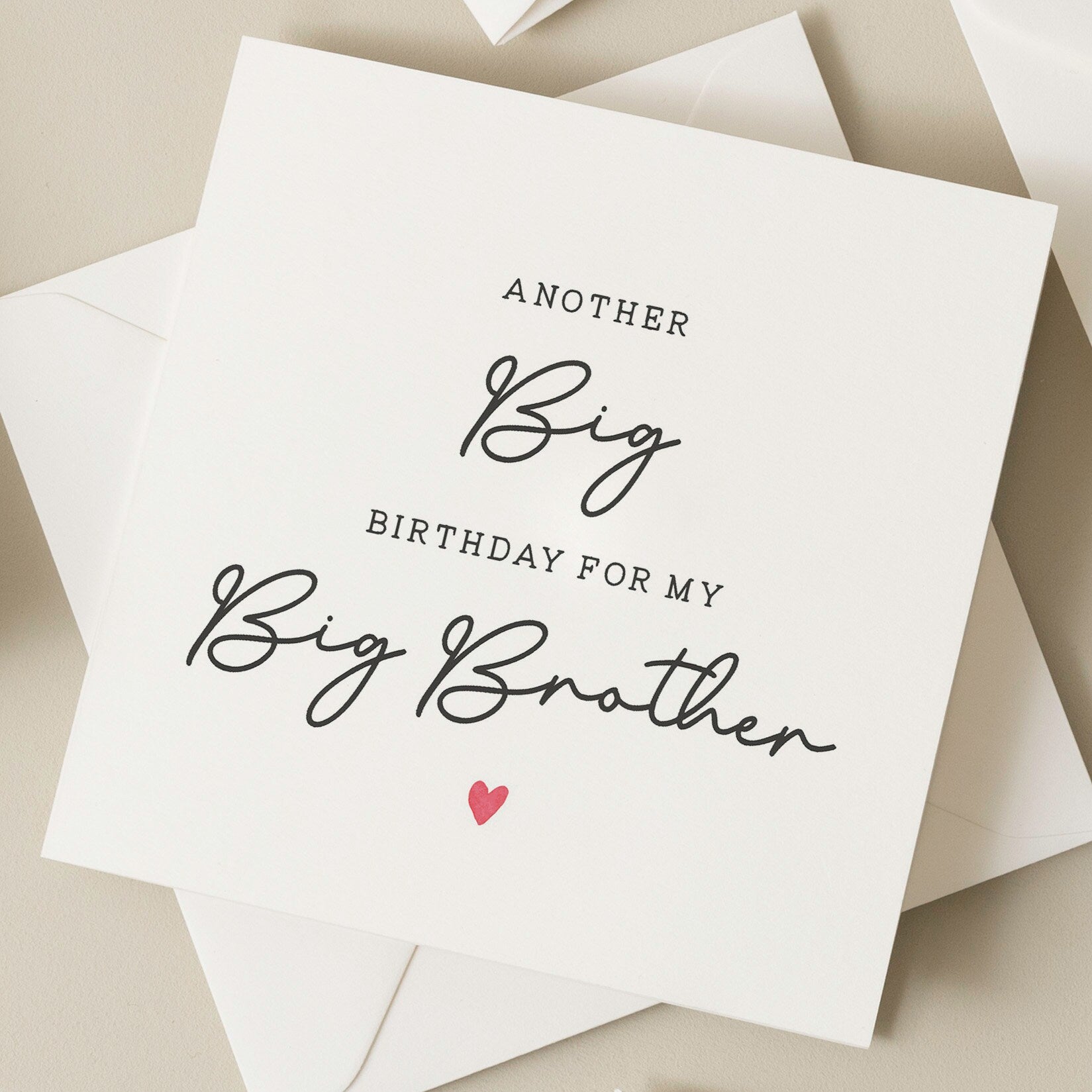 Big Brother Birthday Card, Birthday Card For Big Brother, Birthday Gift For Brother, Cute Card For Brother, Brother Birthday Gift, Big Bro