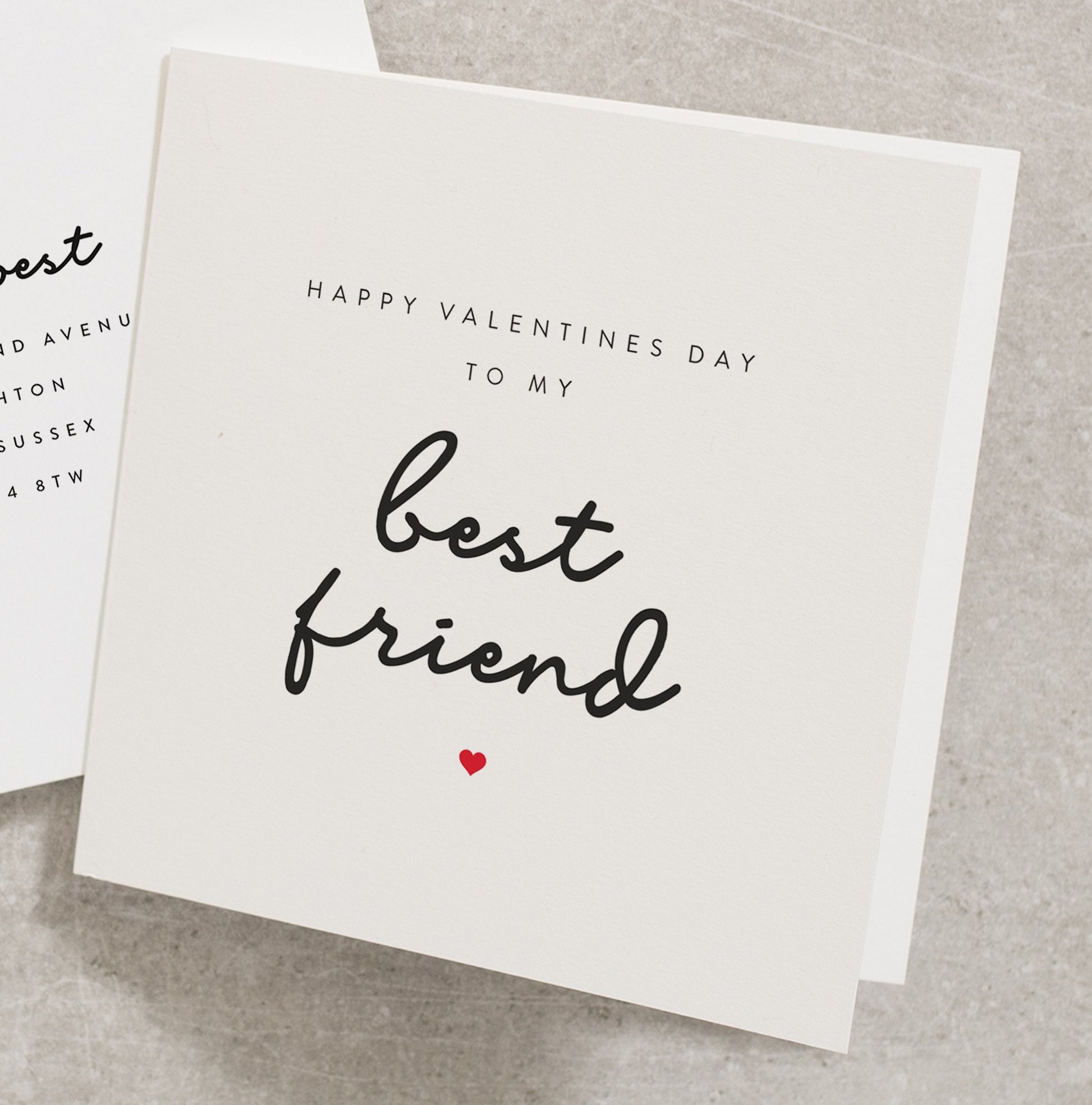 Happy Valentines Day To My Best Friend Card, Galentines Card For Your Bestie, Best Friend Card For Her, Galentines Card, Girl Friend VC091