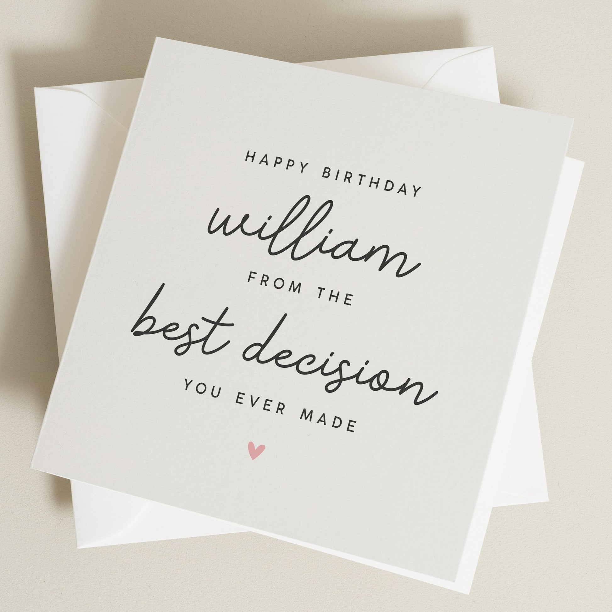 Personalised Funny Boyfriend Birthday Card, For Girlfriend, Boyfriend Birthday Card, Happy Birthday Card For Husband, For Wife, For Partner