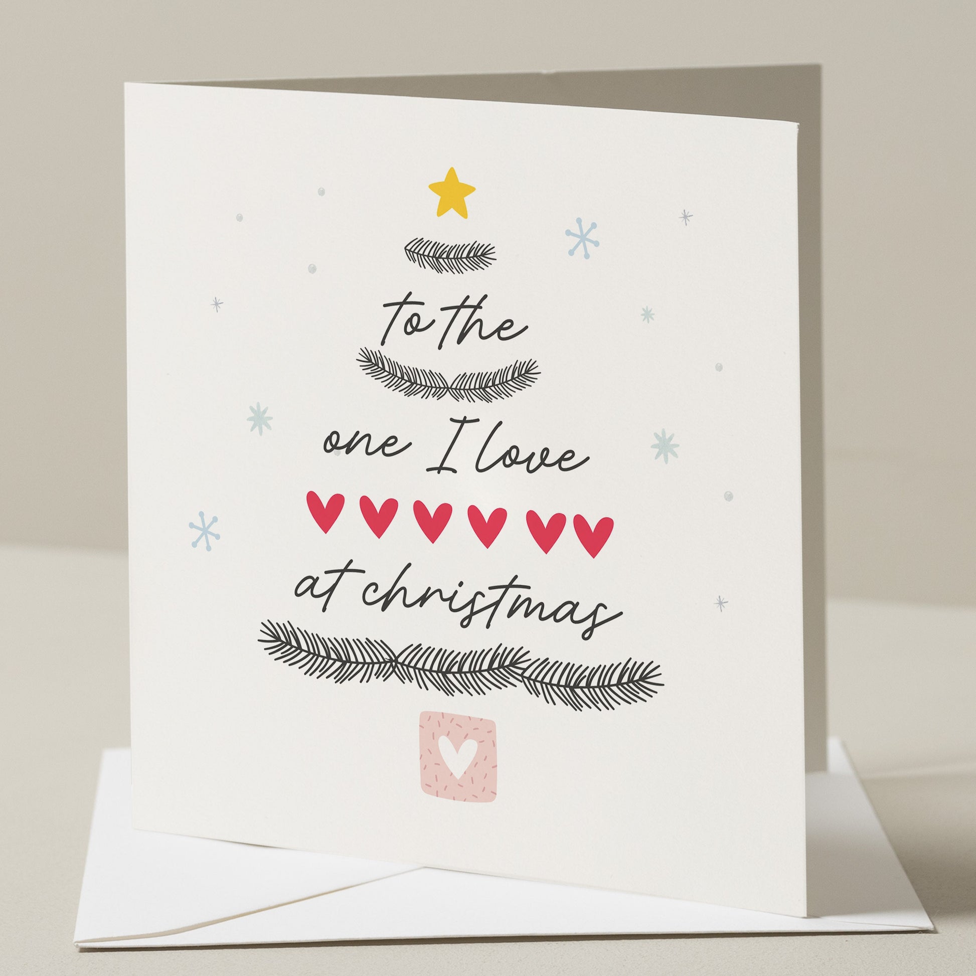 Wife Christmas Card, Husband Christmas Poem Card, Poem Personalised Christmas Card, Romantic Christmas Card, Girlfriend Christmas Card