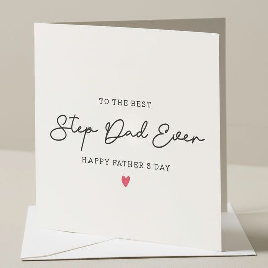 World&#39;s Best Step Dad Fathers Day Card, Fathers Day Gifts From Step Children For Stepdad Fathers Day Card From Step Son, From Step Daughter