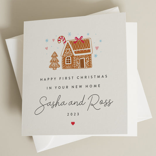 New Home Christmas Card, 1st Christmas In New Home, Friends Christmas Card, Card For Home, Friends Christmas Card, Merry Christmas Friend