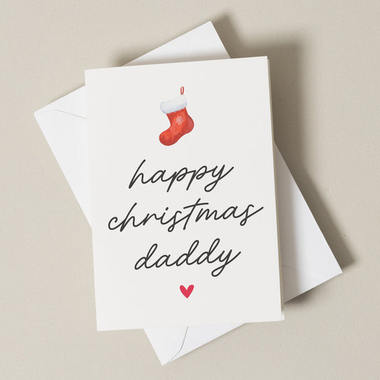 Daddy Christmas Card, Best Dad Christmas Card, Christmas Card, Dad Gift, Xmas Card Dad, Christmas Card For Daddy, Christmas Card Dad