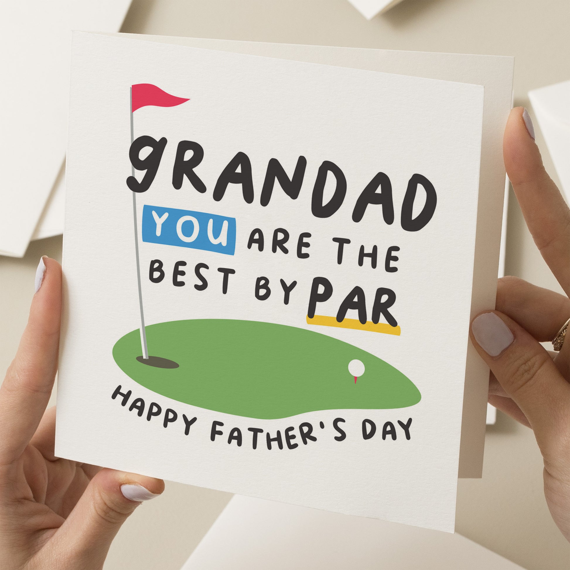 Golf Pun Fathers Day Card, Golf Lover Card, Grandad Fathers Day Gift, Best Grandad Card, Joke Fathers Day Card, Funny Fathers Day Card