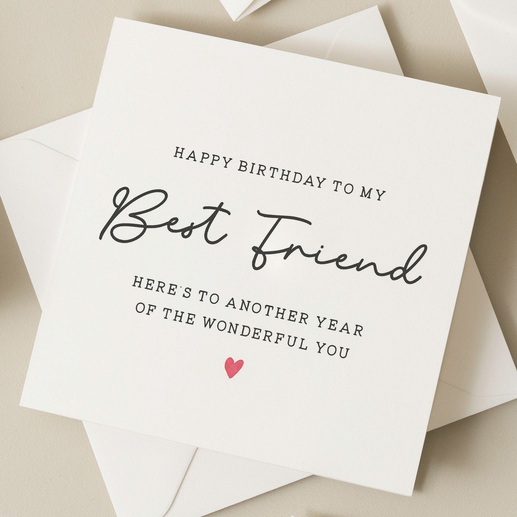 Best Friend Birthday Gift, Best Friend Birthday Card, Happy Birthday Best Friend Gift, Birthday Card For Bestie, Bestie Birthday Card