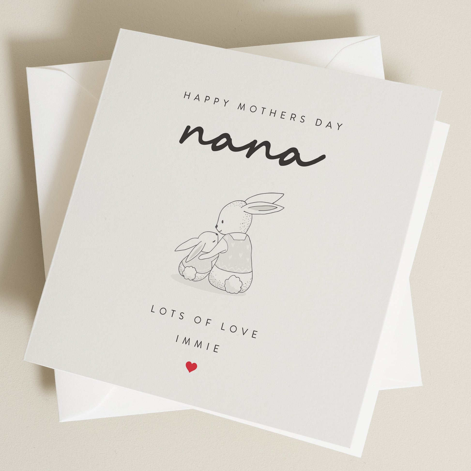 Nana Mothers Day Card, Nanny Mothers Day Card, Gift, Mothers Day Card For Nanny, Relative Card, Nan Mothers Day Card, Cute MD076