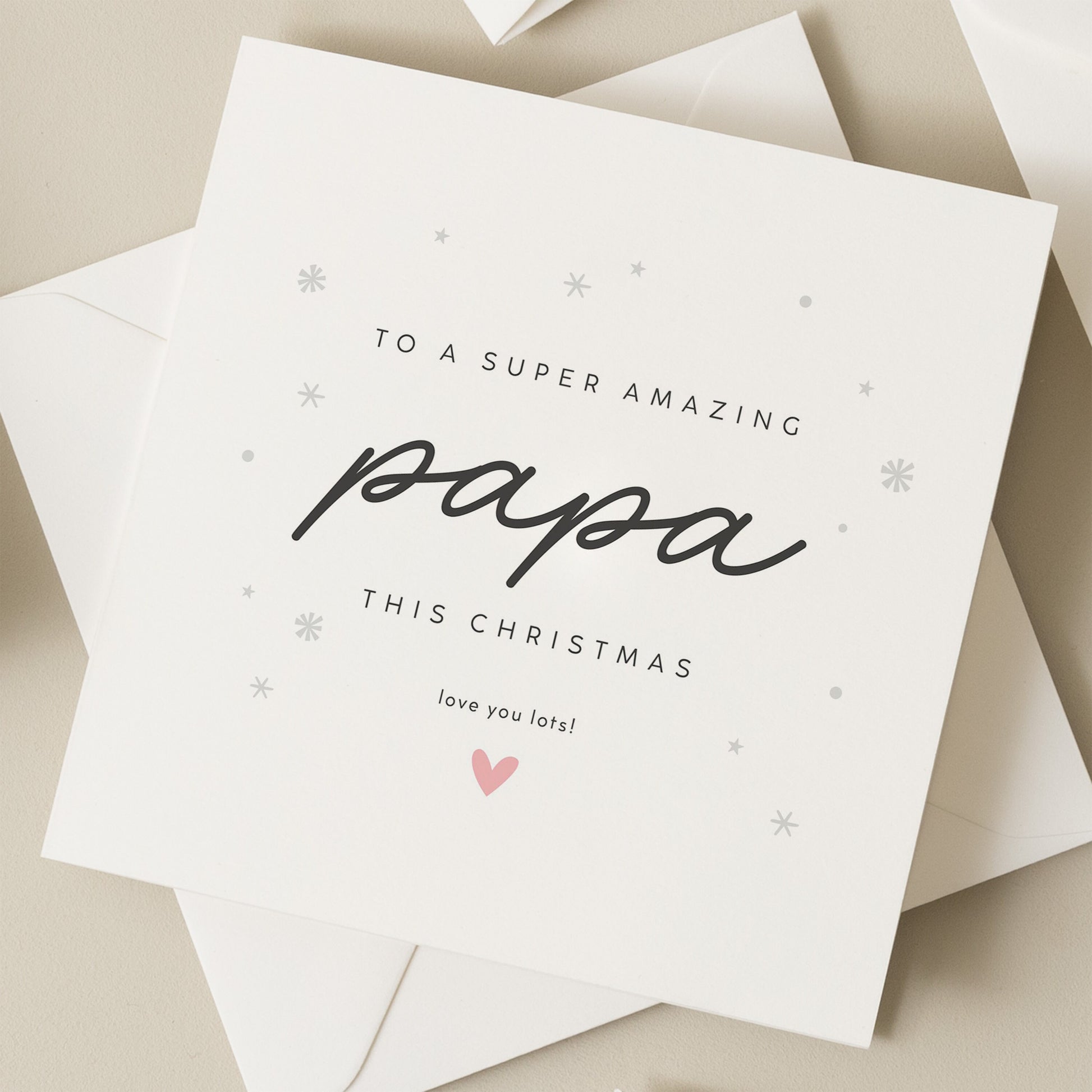 Personalised Christmas Card For Dad, Christmas Card To Daddy, Christmas Card To Daddy, Amazing Dad Card, Xmas Card New Dad, Love You Dad