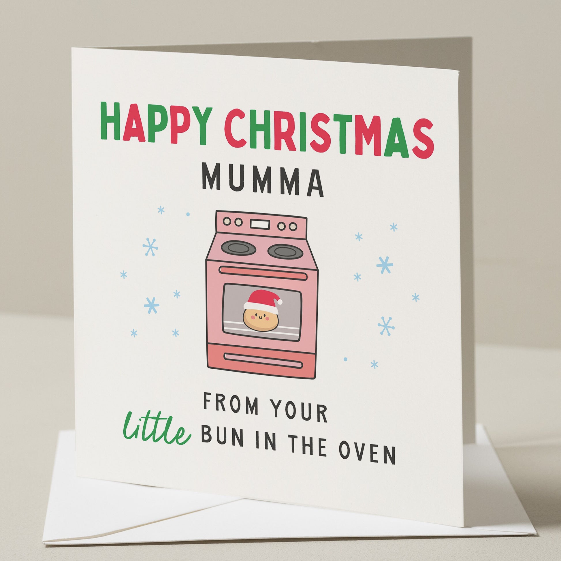 Christmas Card To Mummy From Bump, Christmas Card From Bump, Mummy Christmas Card, Bump Christmas Card, Mummy To Be, Mum, Mother, Xmas Gift