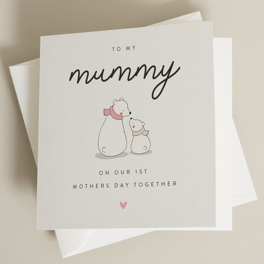 1st Mothers Day Card For Mummy, Mummy 1st Mothers Day Card, First Mothers Day Card, Cute Mothers Day Card, First Mothers Day Cards For Mum