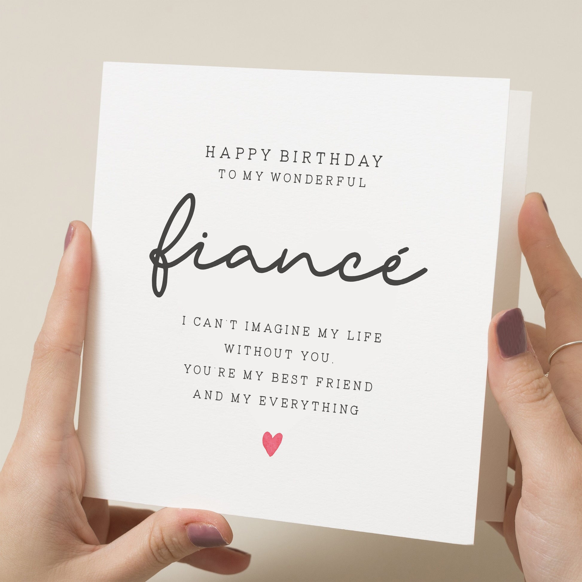 Fiance Birthday Card, Husband To Be, Happy Birthday Fiancé Card, Fiancé Birthday Card For Him, Fiance Gift, Future Husband Birthday Card