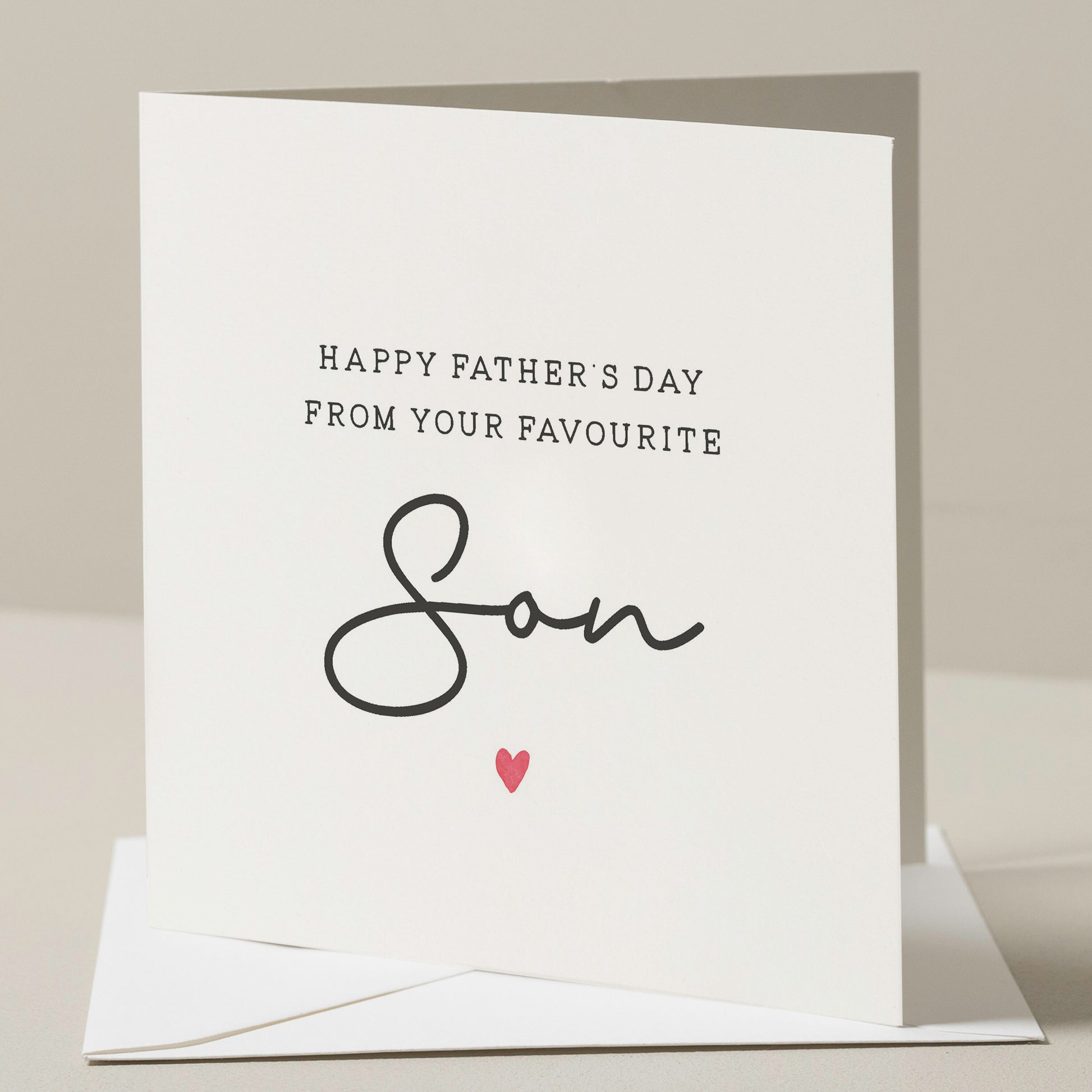 Joke Fathers Day Card From Son, Funny Fathers Day Card For Him, Fathers Day Card For Him, For Dad, Card To Dad, From Your Favourite Son