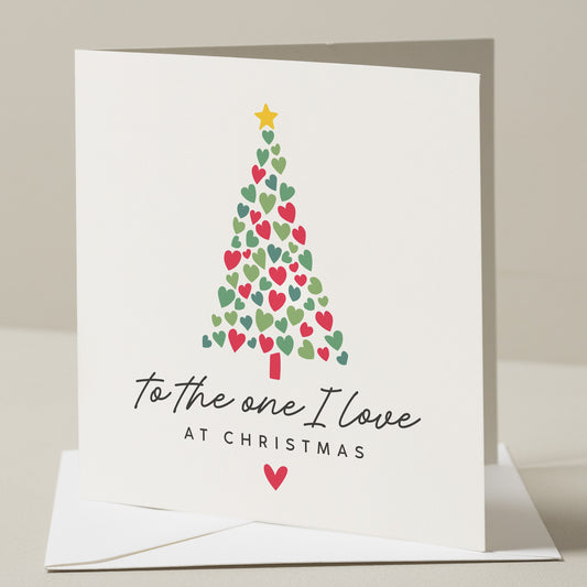 Husband Christmas Card, Christmas Card For Husband, Personalised Husband Christmas Card, Romantic Christmas Card, For Him, Christmas Tree