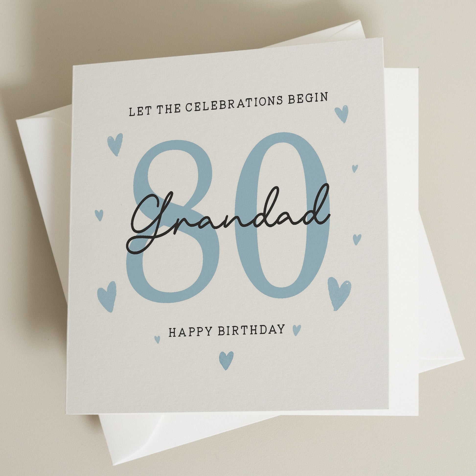 Birthday Gift For Grandad, 80th Birthday Grandad Card, Card For Grandad, For Him, 80th Birthday Gift To Grandad, Grandad Milestone Birthday