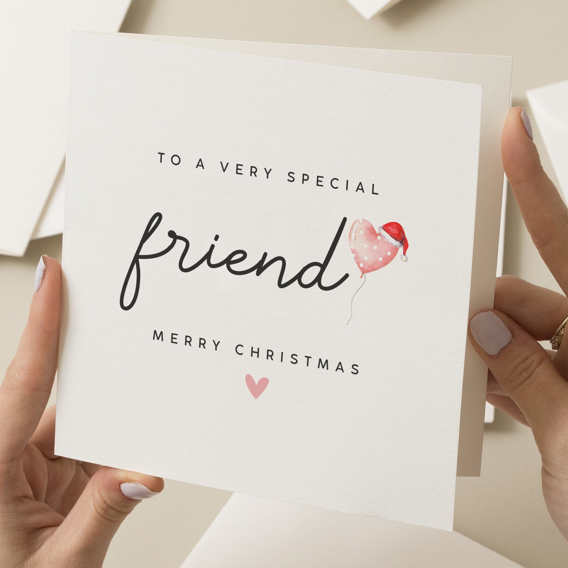 Christmas Card For Special Friend, Christmas Card For Bestie, Friend Christmas Card, Friends Christmas Card, Merry Christmas Friends