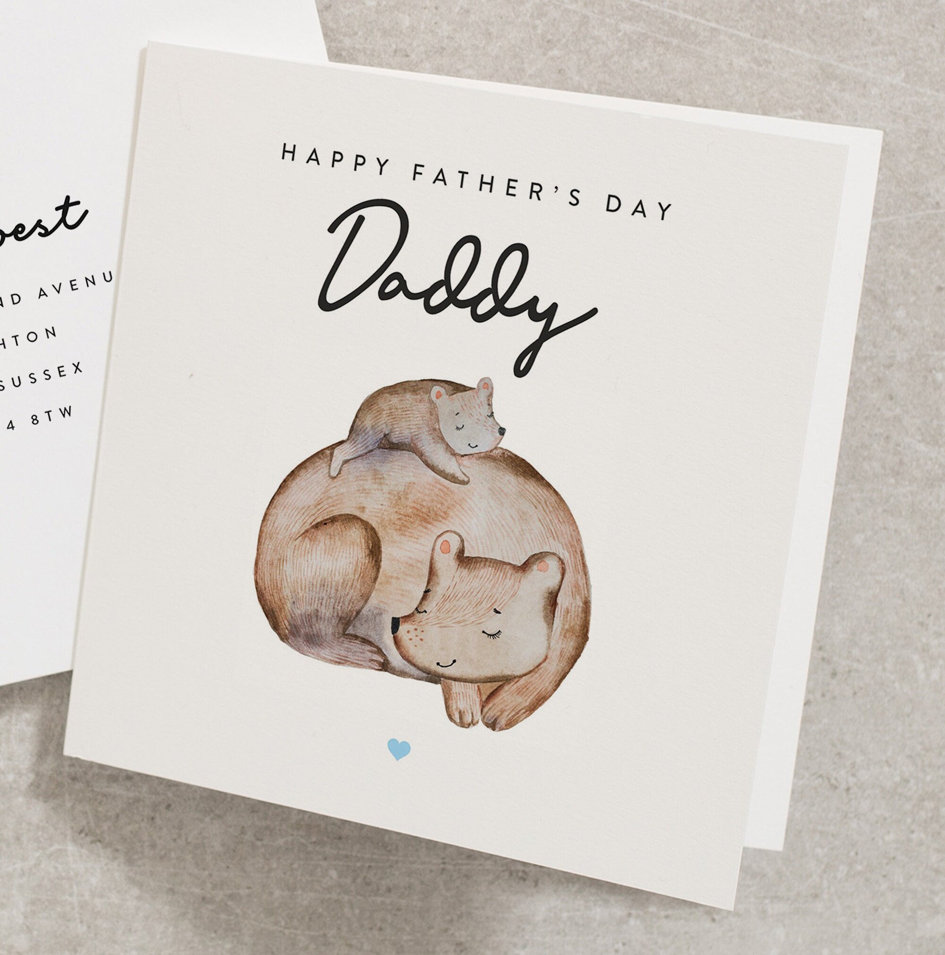 Happy Fathers Day Card For Daddy, Daddy Fathers Day Card, Fathers Day Card, Cute Fathers Day Card, Happy Fathers Day Card FD140