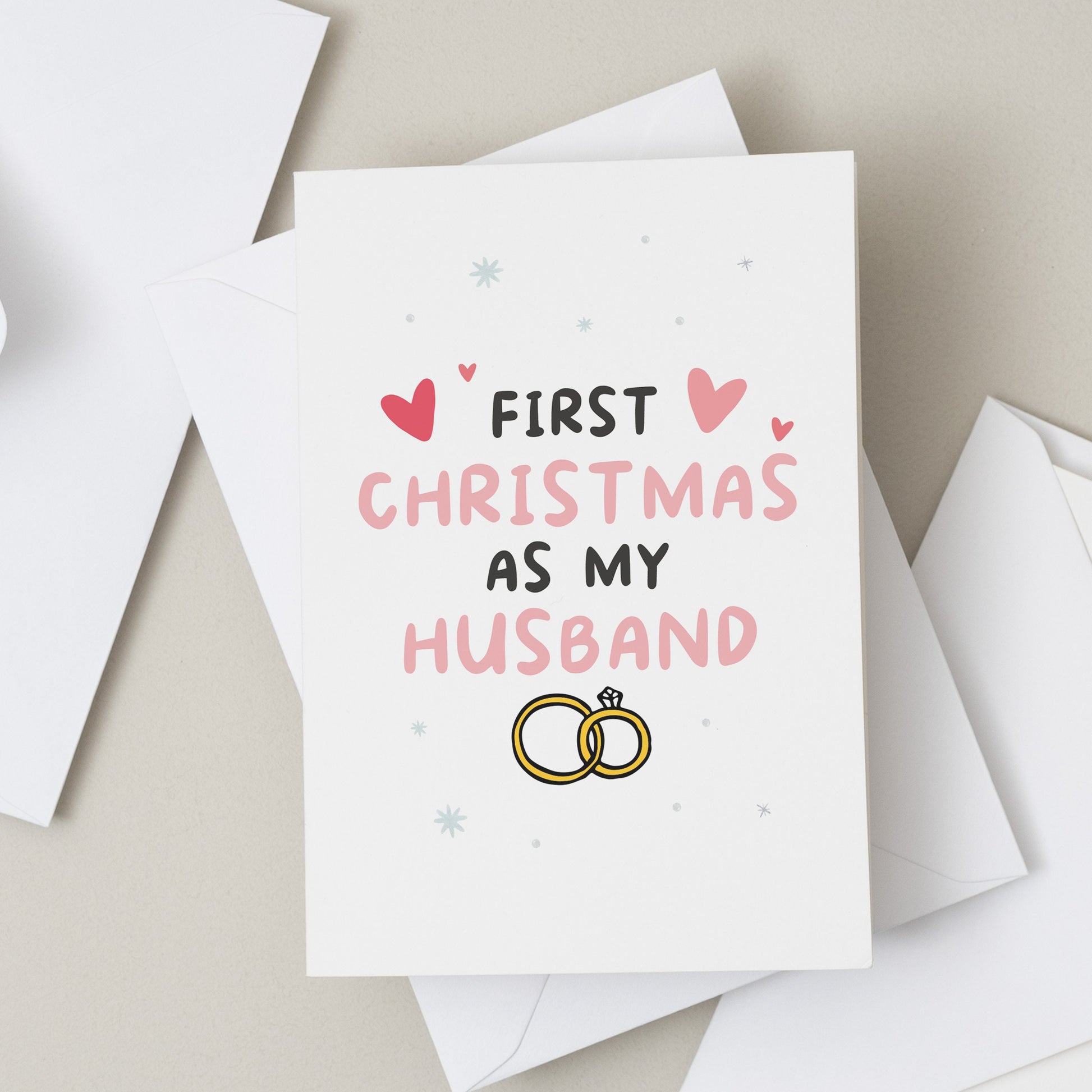 First Christmas As My Husband Card, Husband Christmas Card, Christmas Card For Husband, Christmas Gift Husband, Man Christmas Card