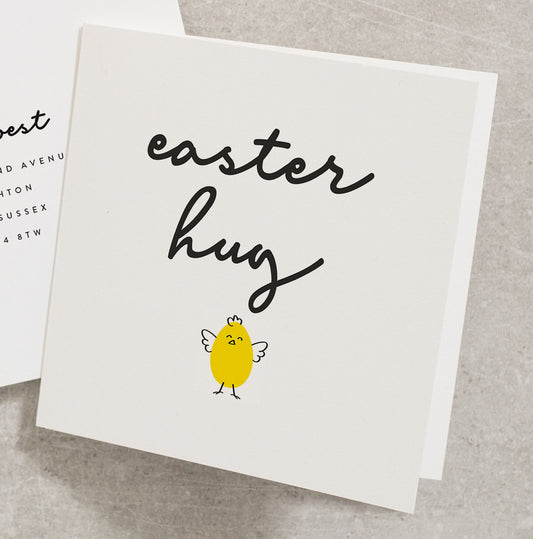 Easter Card For Child, Easter Card, For Mum, For Grandson, For Granddaughter, Easter Hugs, Chick Easter Card EC001