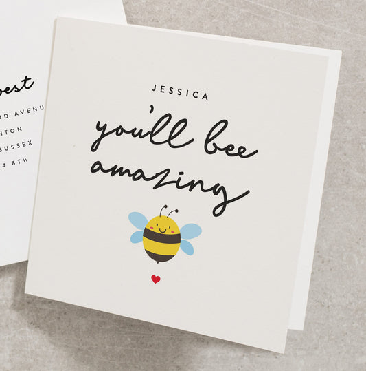 You&#39;ll Be Amazing Good Luck Card, Personalised Good Luck Card, Job Interview Good Luck Card, New Adventure Good Luck Card GL002