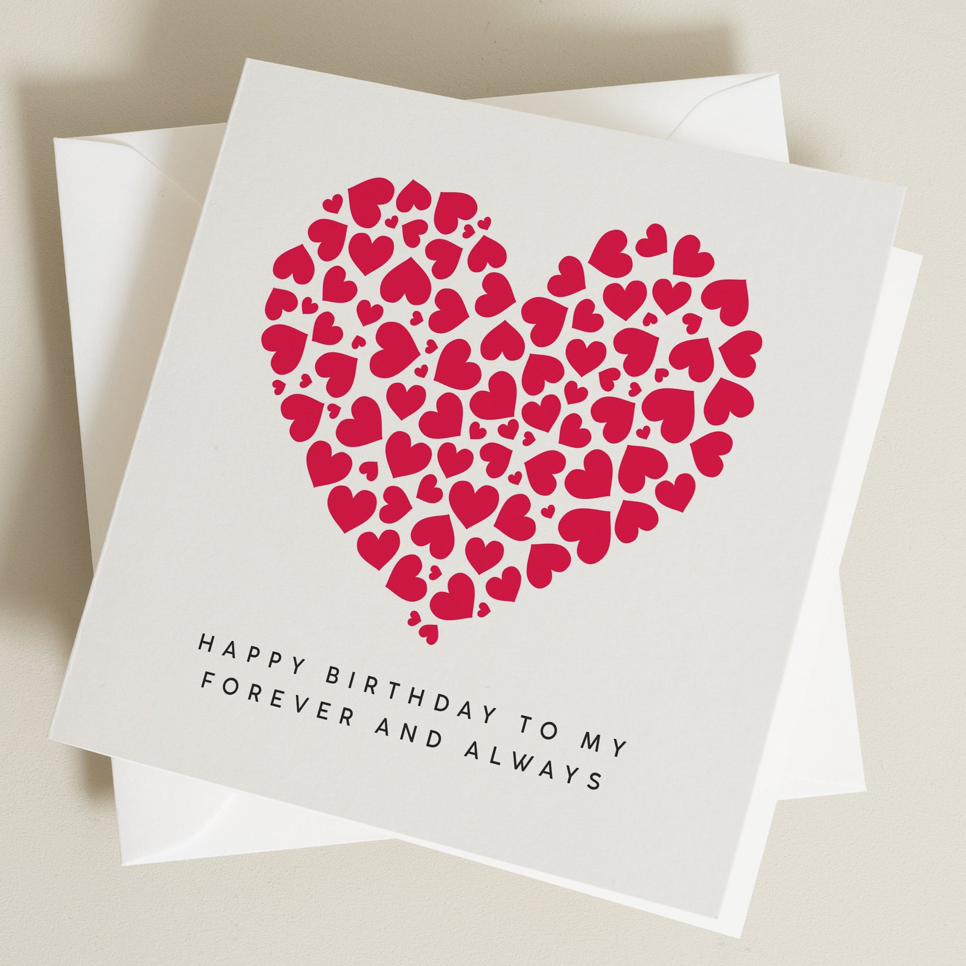 Boyfriend Birthday Card , Husband Birthday Card, Heart Romantic Birthday Card, Girlfriend Birthday Card, Wife Birthday Card, Birthday Card