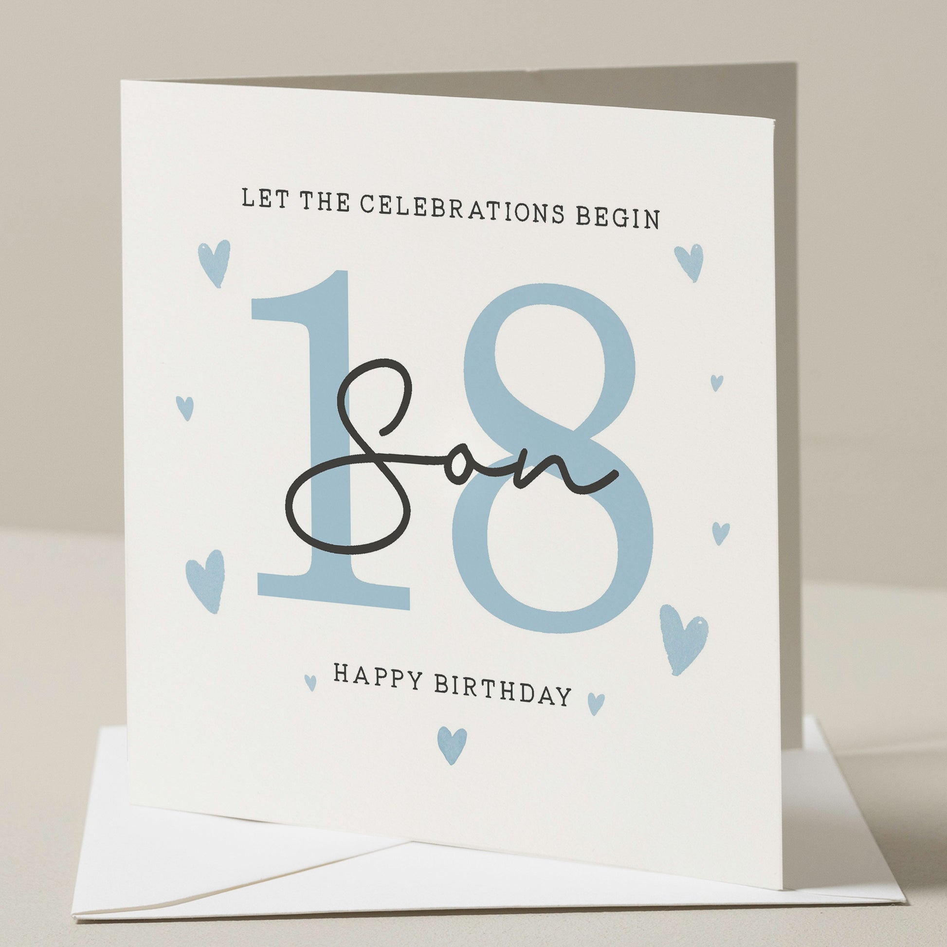 18th Birthday Card, For Son, Son 18th Birthday Card, 18th Birthday Card For Son, 18th Birthday Gift For Him, Eighteenth