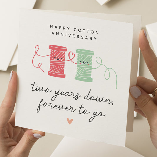 2 Year Anniversary Card, Anniversary Card For Boyfriend, Anniversary Card For Girlfriend, Anniversary For Husband , Anniversary Card