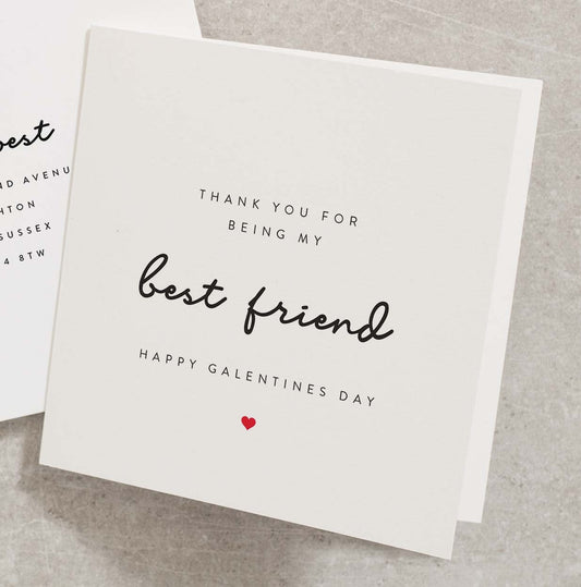 Best Friend Galentines Day Card, Galentines Day Card, Happy Galentines Day Card, Valentines Day Card For Bestie, Happy Valentines Card VC127