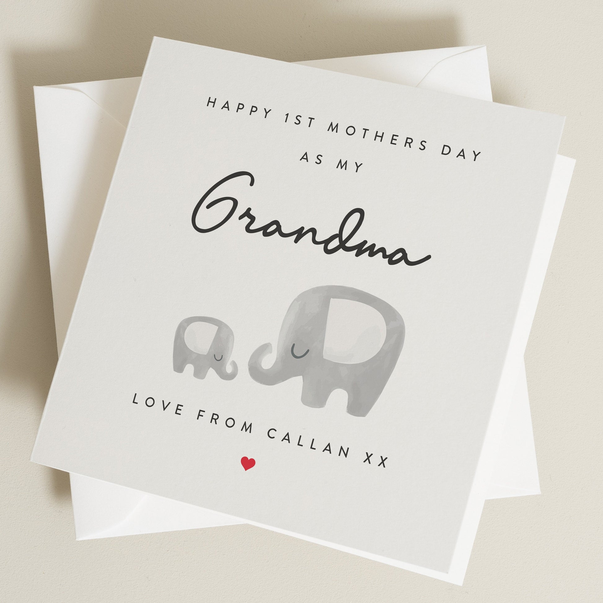 First Mothers Day Card, Happy Mothers Day Card For Grandma, Grandma Mothers Day Card, Happy 1st Mothers Day Card For Grandma MD103