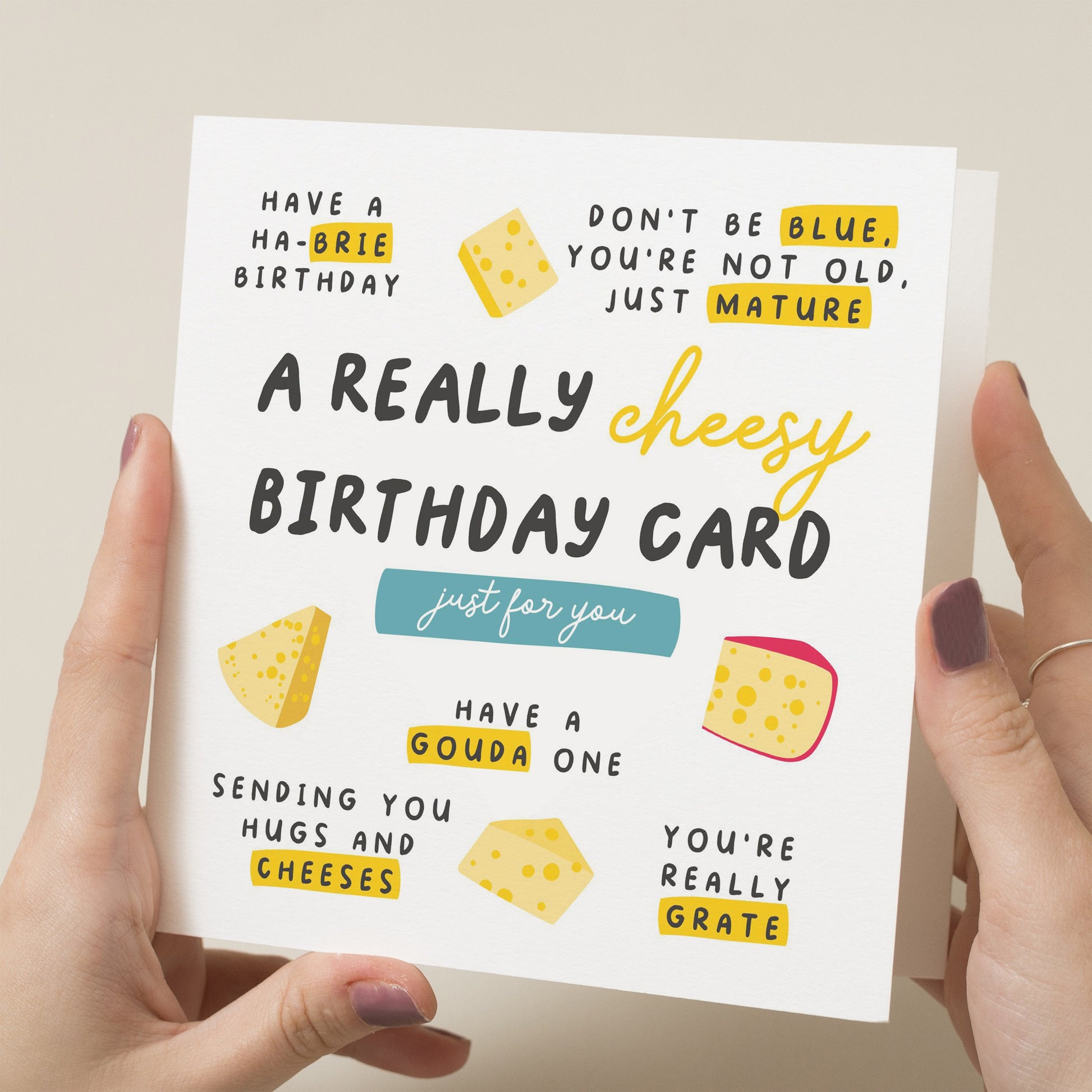 Joke Birthday Card, Birthday Card For Him, Funny Birthday Card For Her, Silly Birthday Card, Cheesy Birthday Card For Friend