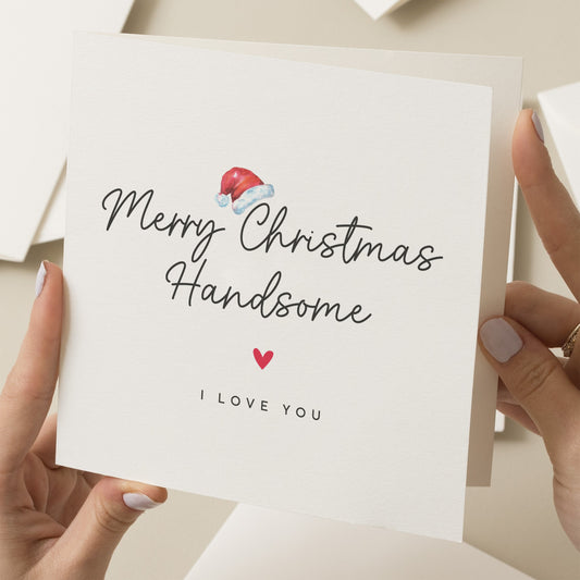 Husband Christmas Card, Christmas Card For Husband, Christmas Gift Husband, Boyfriend Christmas Card, Man Christmas Card