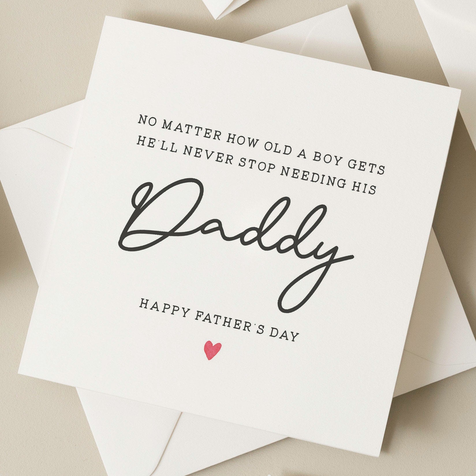 Son Fathers Day Card, Fathers Day Gifts From A Son For Daddy, Card To Daddy, Happy Fathers Day Card, Dads Day Card From Son