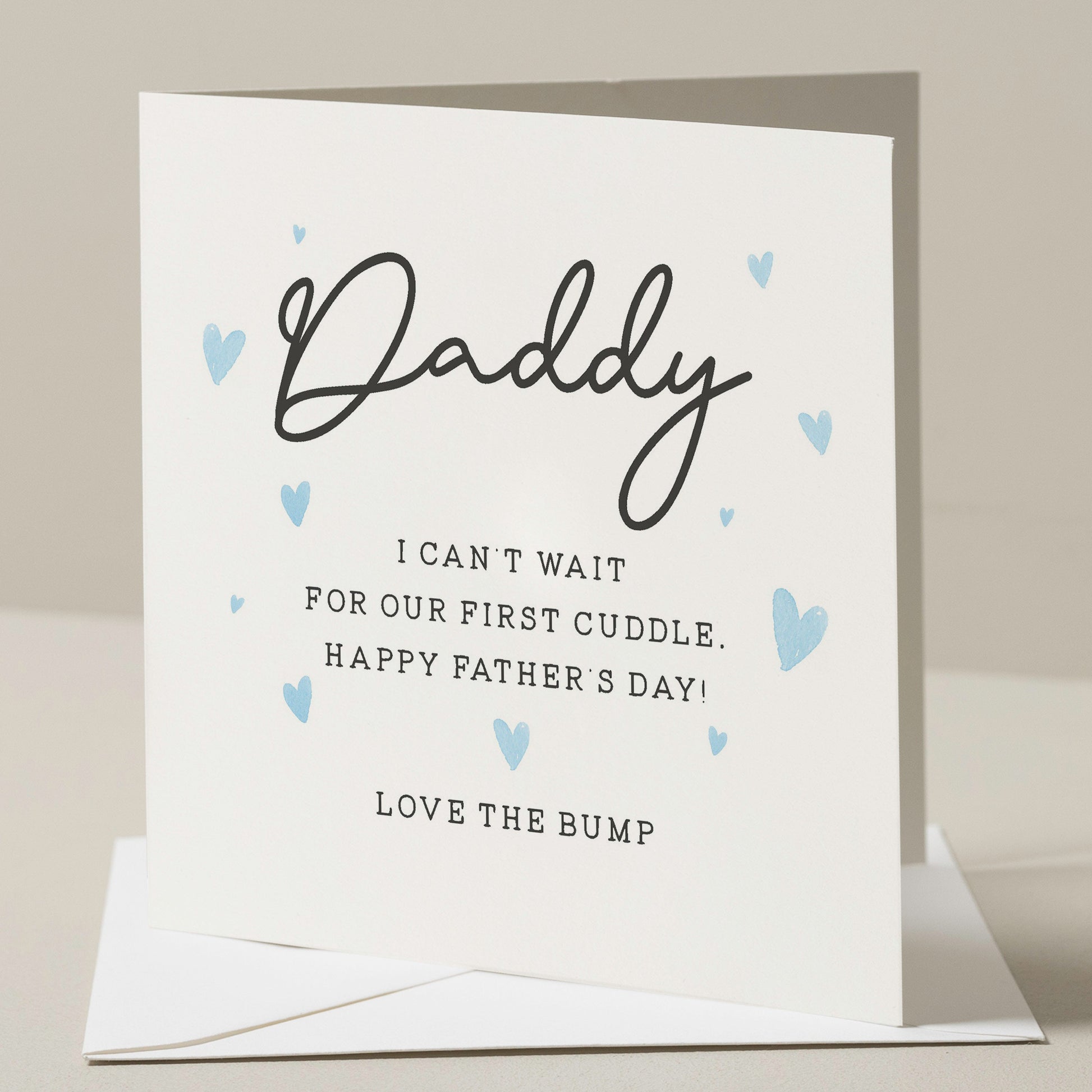 Fathers Day Card From Bump, Cute Fathers Day Card From Baby Boy, Fathers Day Card For Daddy To Be, Fathers Day Gift From Bump