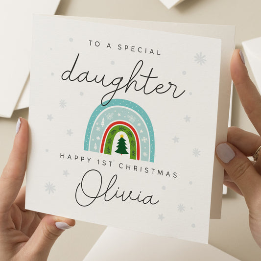 Personalised Christmas Card Daughter, Special Daughter Christmas Card, Christmas Card For Daughter, Xmas Gift For Daughter