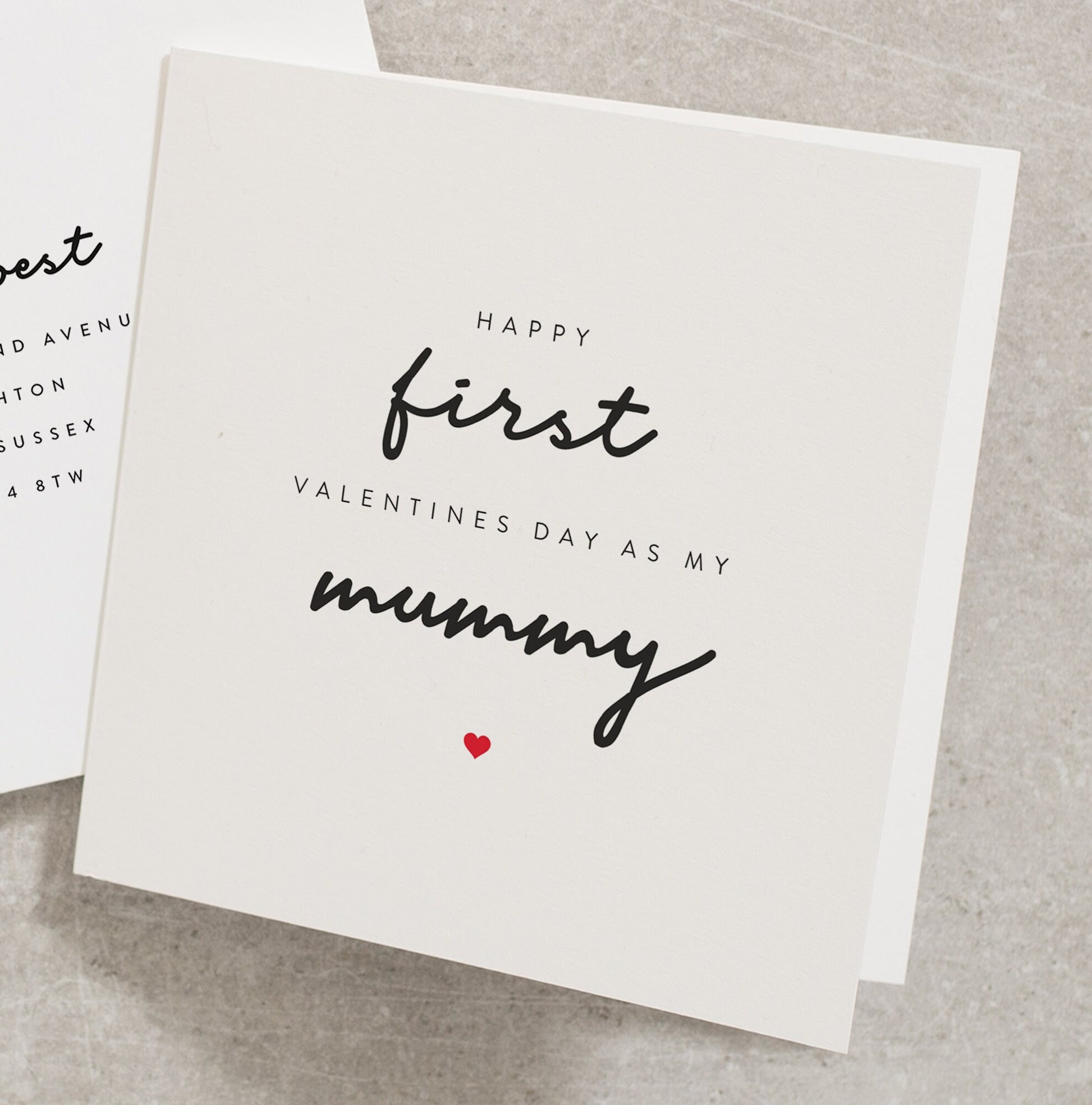 1st Valentines As Mummy, Happy First Valentines Day As My Mummy, Baby First Valentines Card, Baby To Mum Valentines Gift, Mum Card VC081