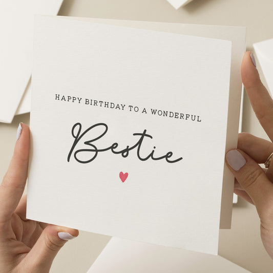 Bestie Birthday Card, Best Friend Birthday Gift, Happy Birthday Bestie Card, Birthday Card For Bestie, Best Friend Birthday Card