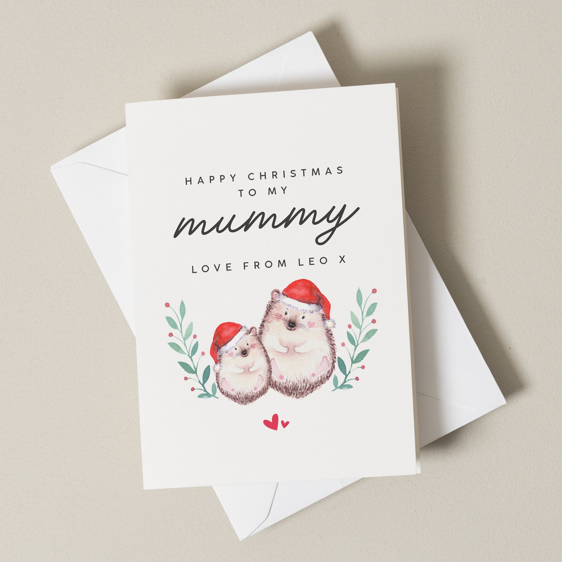 Christmas Mummy Card, Mummy Christmas Card From Baby, Mum Christmas Card, Cute Newborn Christmas Card For New Mum, Xmas Gift