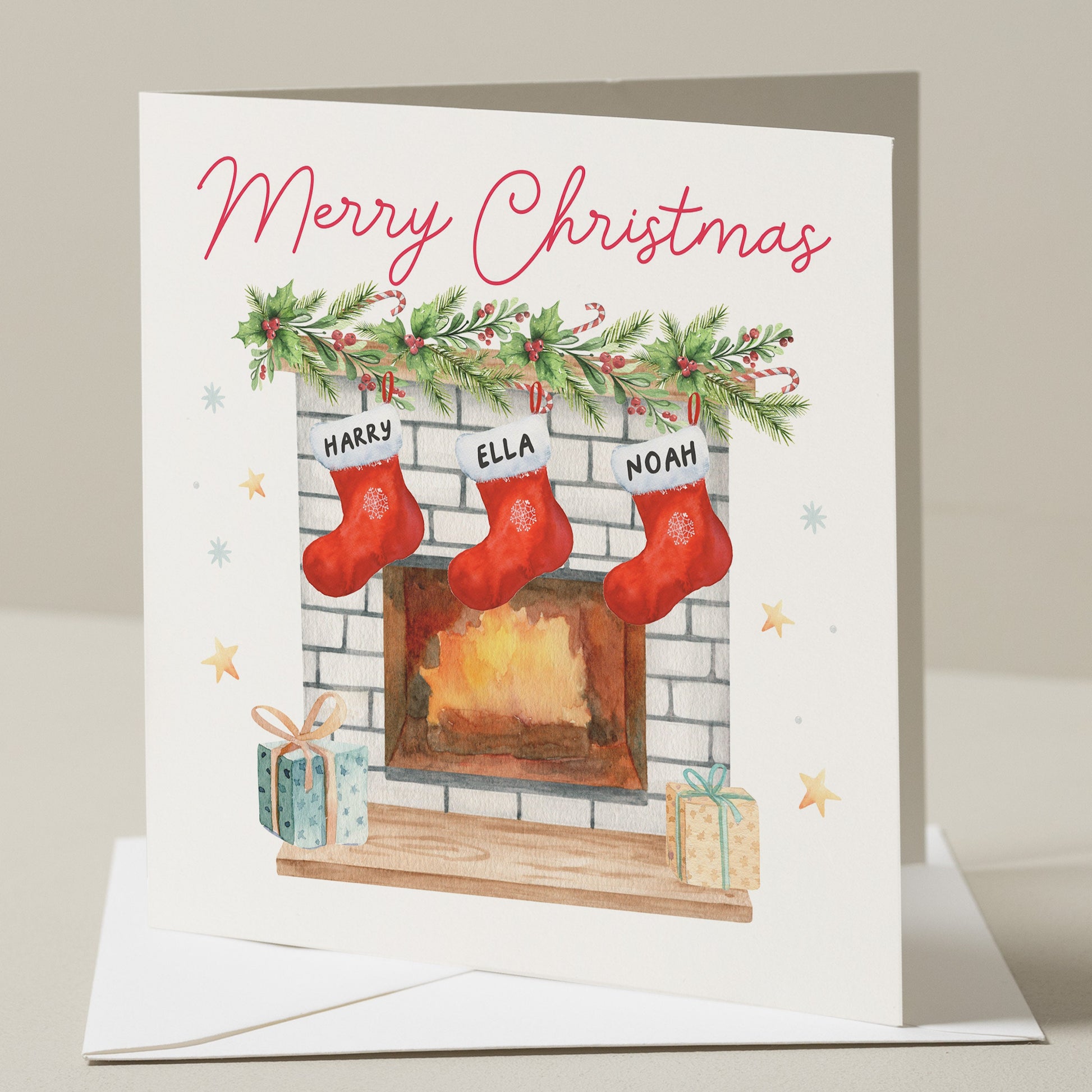 Christmas Card For Friend, Merry Christmas Card Neighbour, Christmas Card for Them, Family Christmas Card, Simple Christmas Card