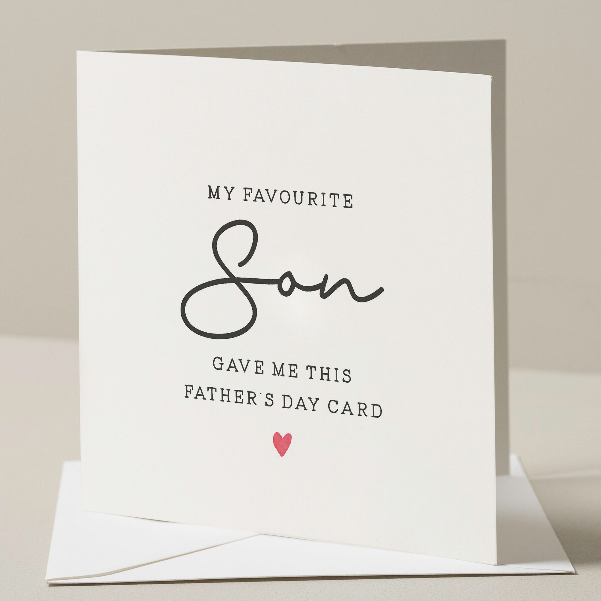 Funny Fathers Day Card For Him, Joke Fathers Day Card From Son, Fathers Day Card For Him, For Dad, Card To Dad, From Your Favourite Son