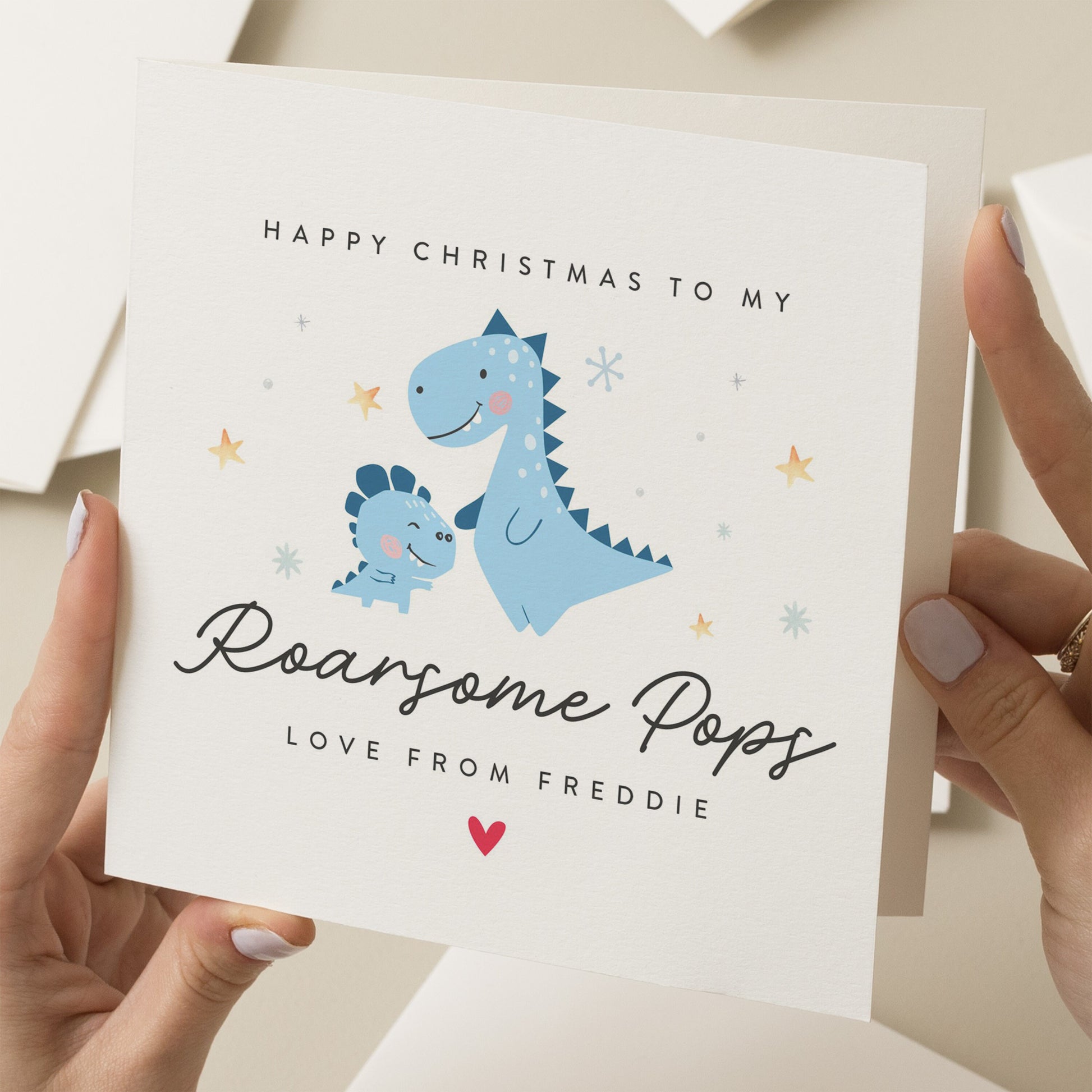 Personalised Christmas Card For Dad, Christmas Card To Daddy, Christmas Card To Daddy, Amazing Dad Card, Xmas Card New Dad, Love You Dad