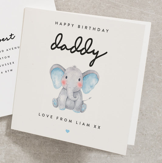 Happy Birthday Daddy Card, Personalised Dad Birthday Card, Dad Birthday Card, Birthday Card For Daddy, Special Daddy Birthday Card BC1047