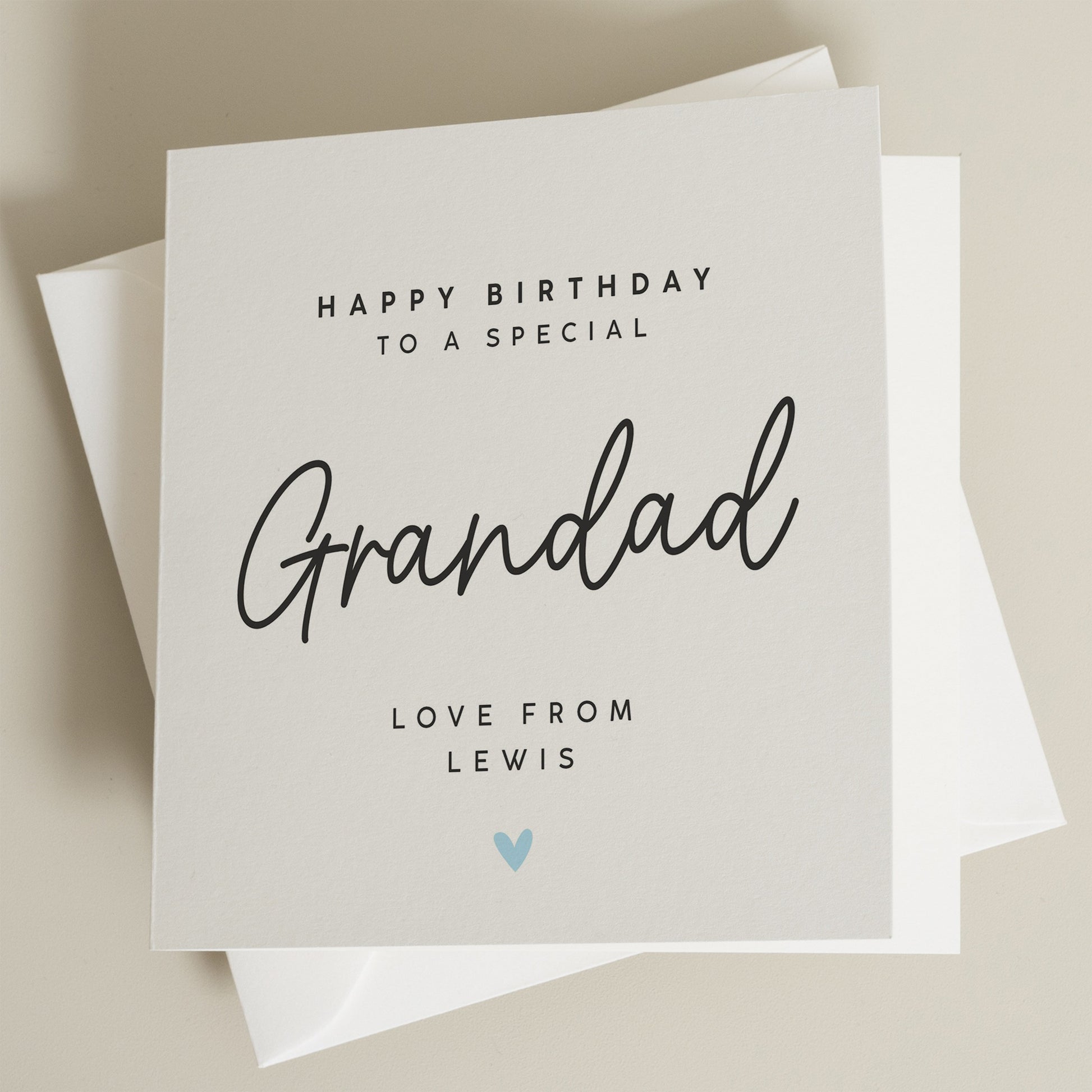 Card For Grandad, Grandad Birthday Card From Baby, Card To Him, Birthday Gift For Grandpa, Special Grandad Birthday Card, Grandpa, Pops