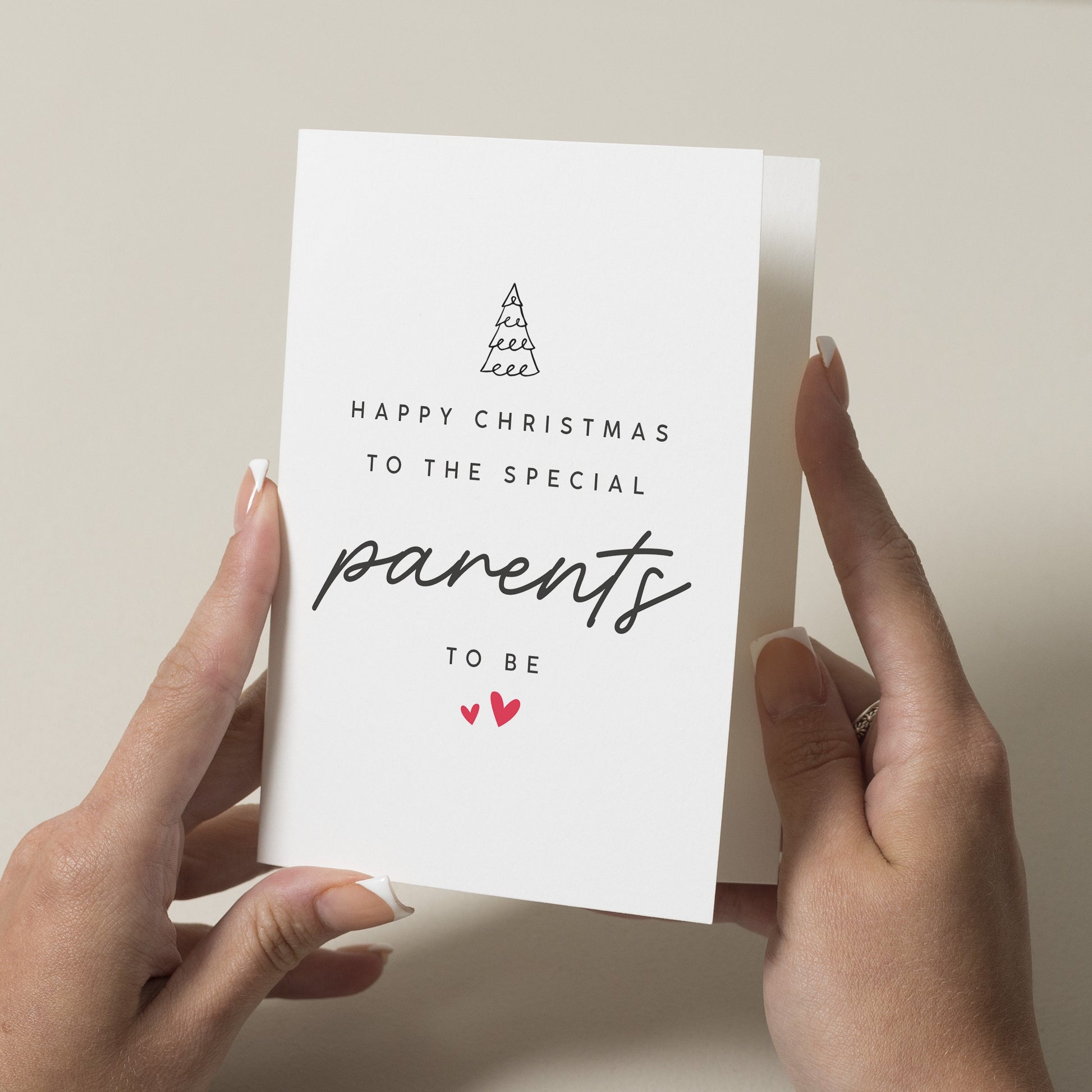 Mummy And Daddy To Be Christmas Card, Happy Christmas To New Mummy And Daddy, From Bump, New Parents Christmas Card, New Mum Xmas Card, Gift