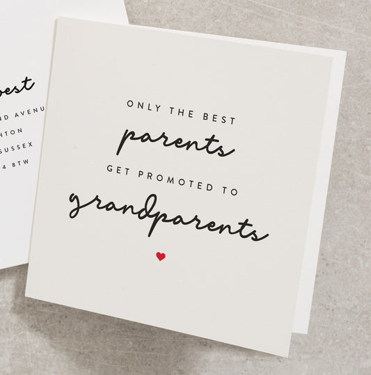 Grandparents To Be Pregnancy Card. New Baby Pregnancy Card, Surprise We&#39;re Having A Baby Pregnancy Card, Pregnancy Card PG013