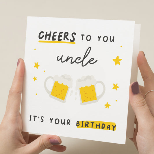 Beer Lover Gift, Birthday Uncle Card, Fun Uncle Birthday Card, Uncle Gift For Him, Amazing Uncle, Birthday Gift For Him