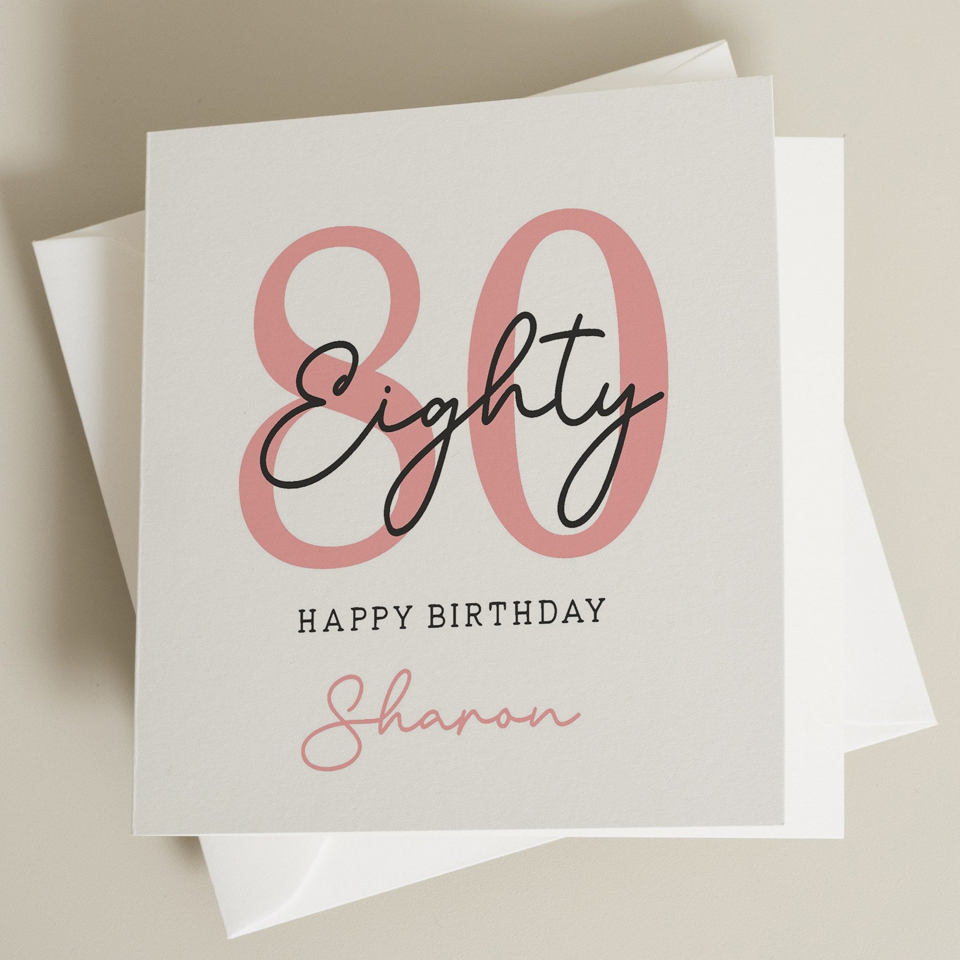 80th Birthday Card, For Nan, Personalised Mum 80th Birthday Card, 80th Birthday Card For Grandma, 80th Birthday Gift For Her, Eightieth