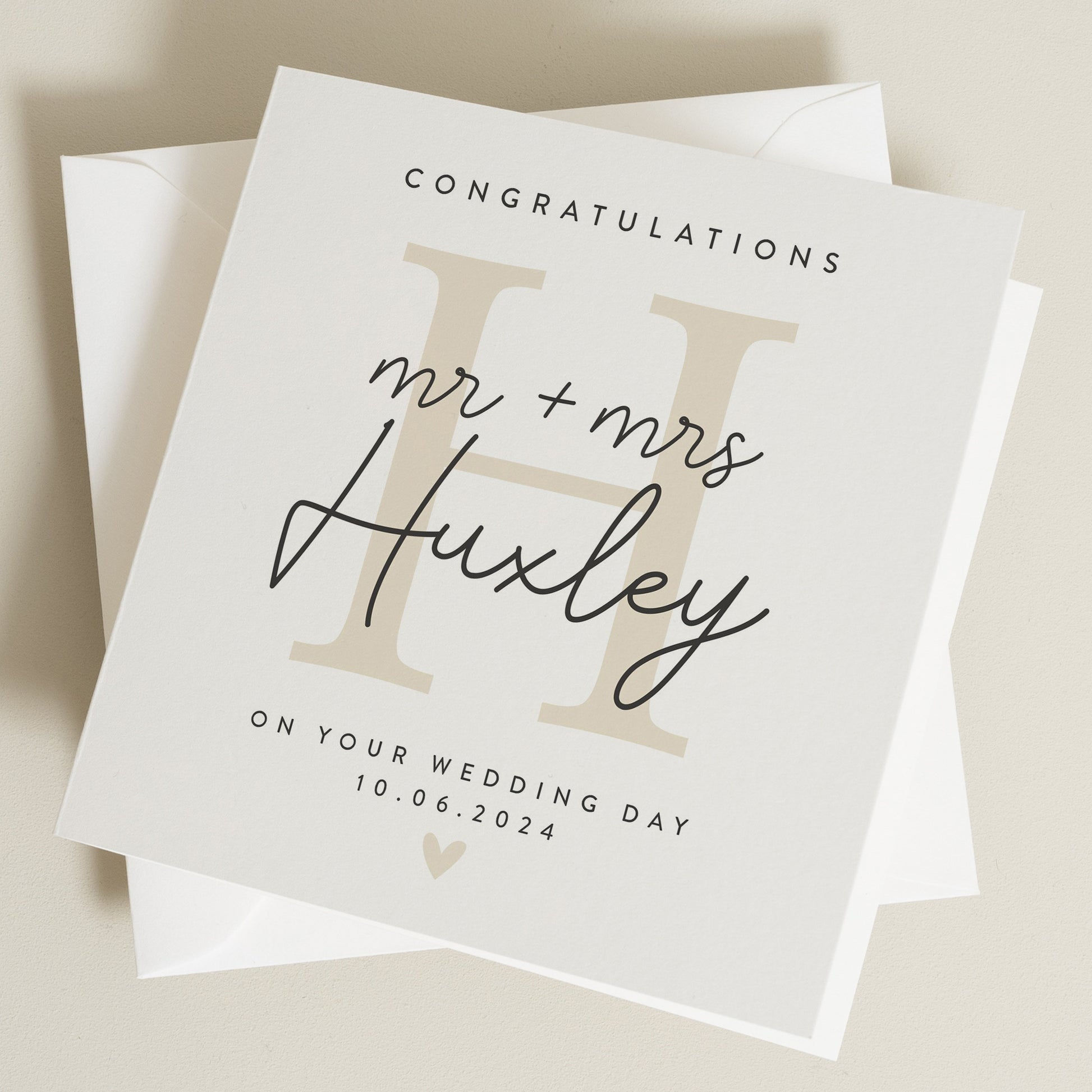 Wedding Day Card, On Your Wedding Day Card, Congratulations Wedding Card, Happy Wedding Day Card, Wedding Gift Card, Mr & Mrs Wedding Day