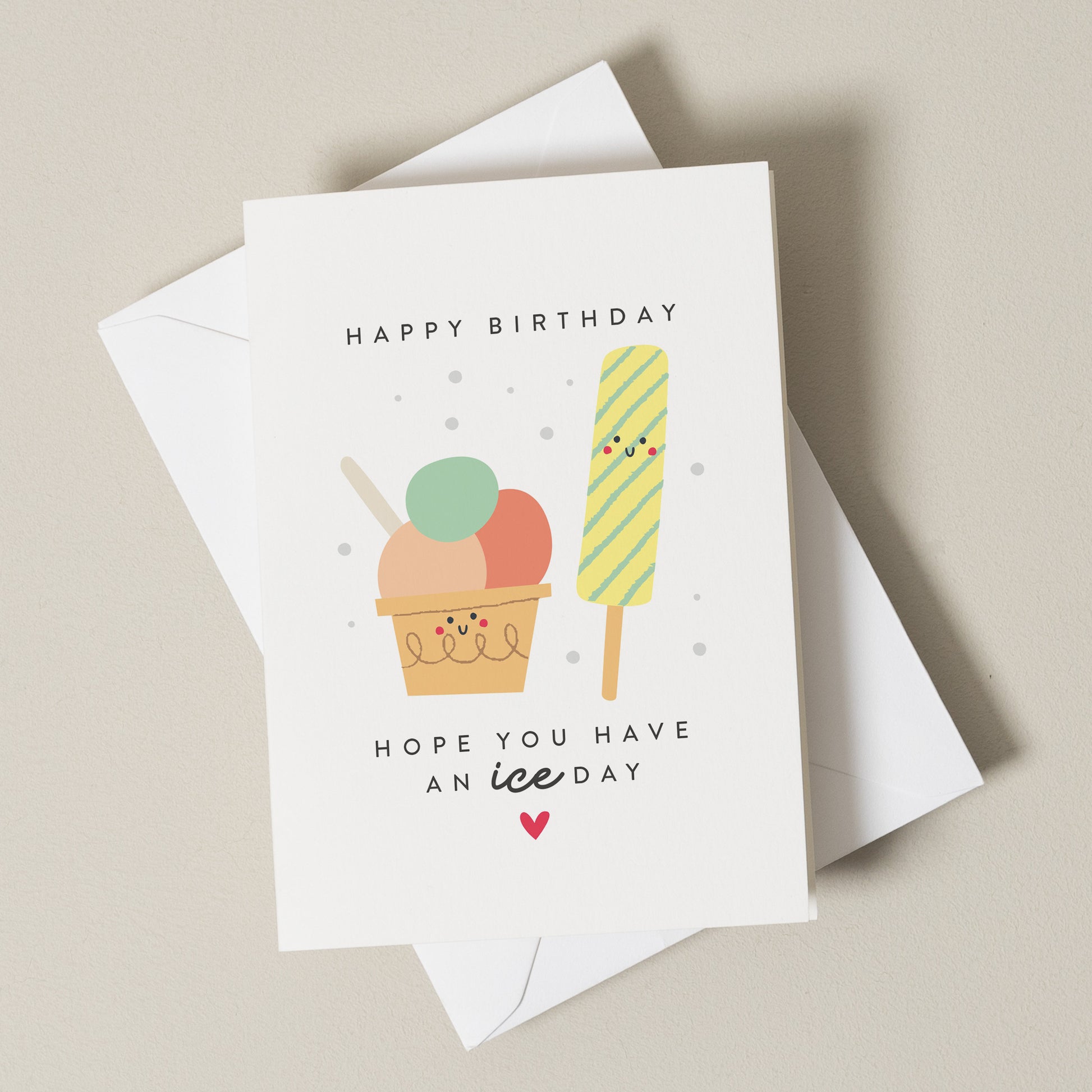 Birthday Card, Happy Birthday Card, Birthday Card for Friend, Funny Birthday Card, Pun Birthday Card, Joke Birthday Card, Ice Day Card