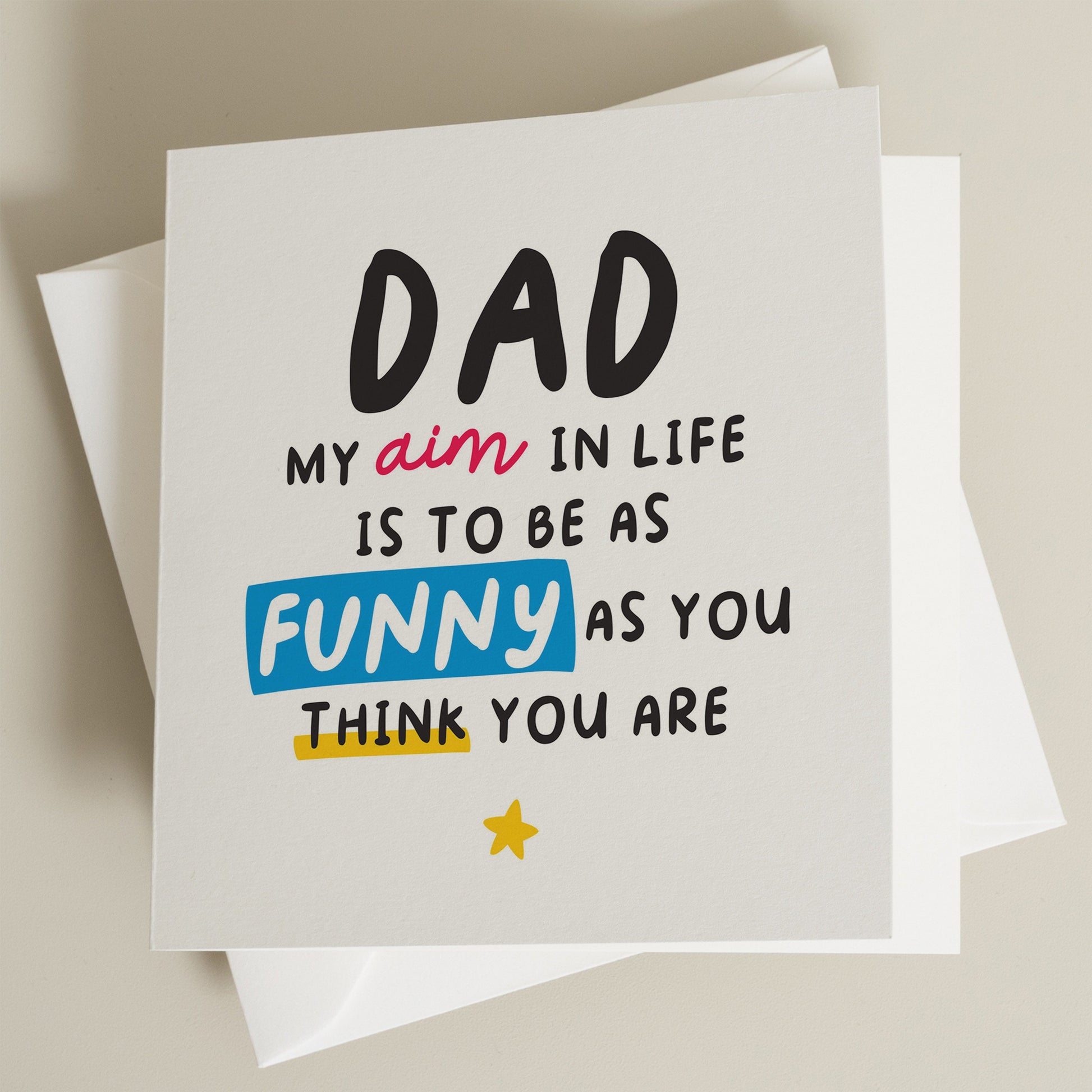 Funny Dad Card For Fathers Day, Fathers Day Card For Dad, Fathers Day Gift For Him, Funny Dad Card, Gift For Dad From Daughter, From  Son