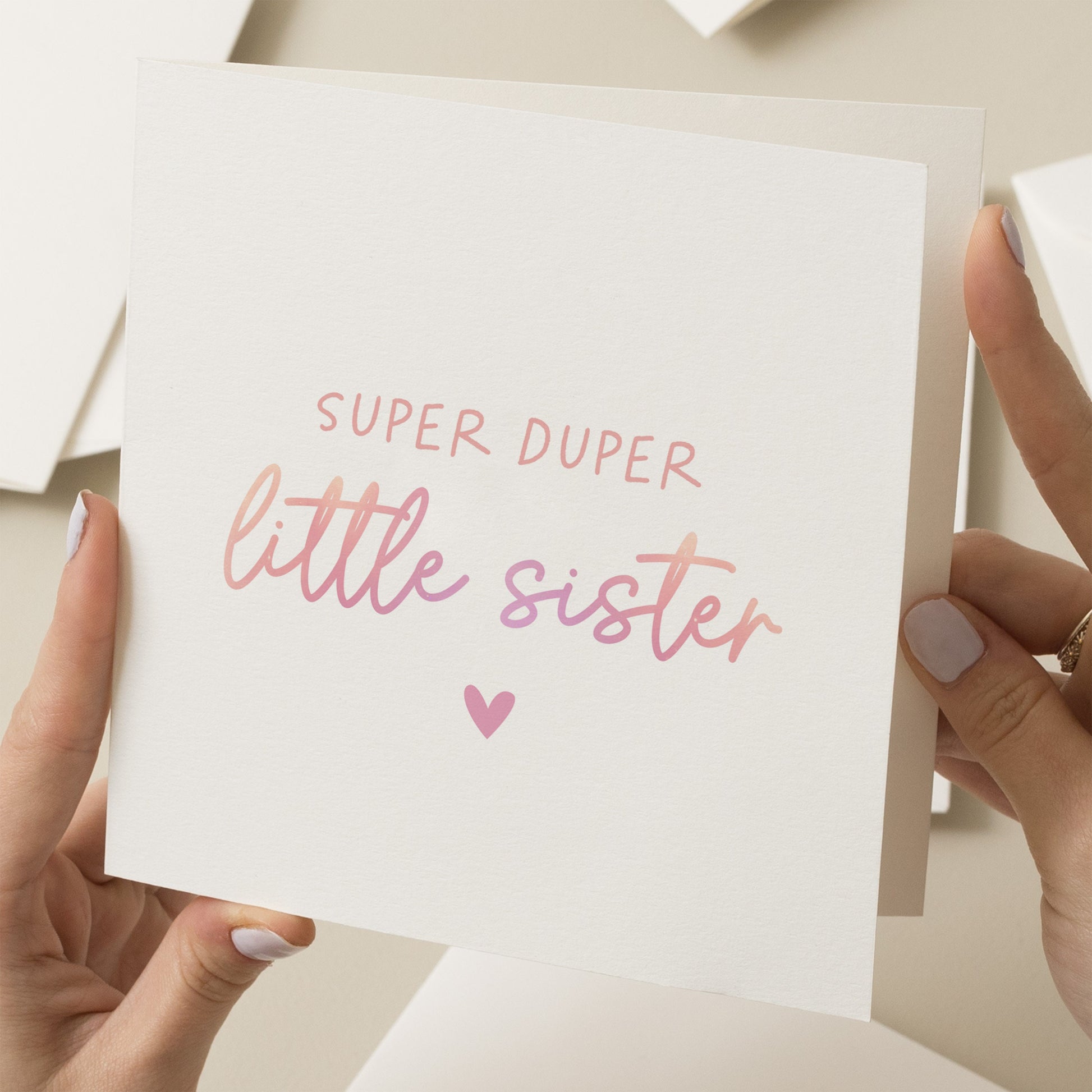 Little Sister Birthday Card, Sister Birthday Card, Special Sister Birthday Card, Card For Sister, Sibling Birthday Card, Love You Card