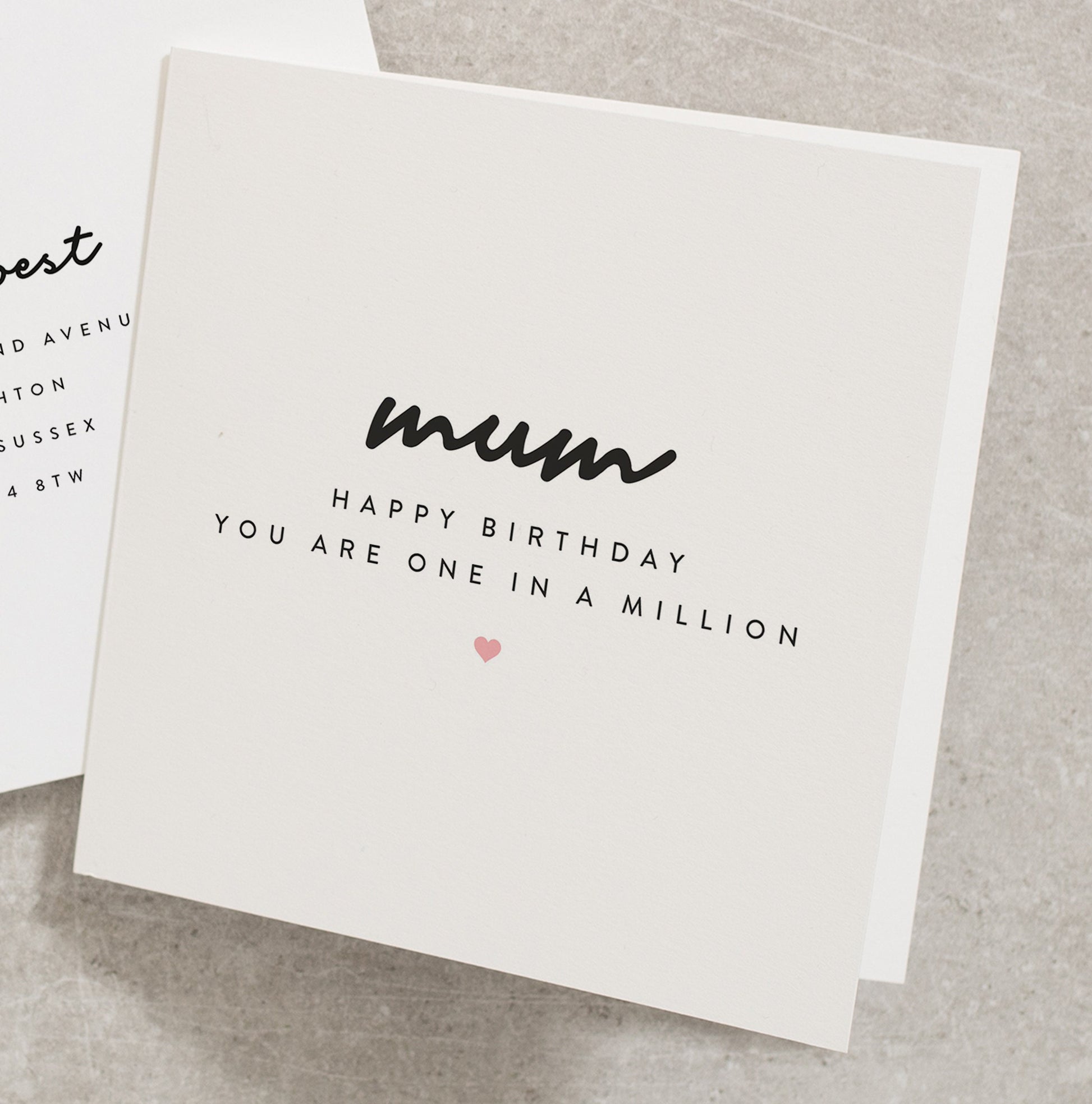 Mum Birthday Card, Happy Birthday Mum Card, Mummy Birthday Card, Birthday Card For Mummy, Special Birthday Card For Mum BC1055