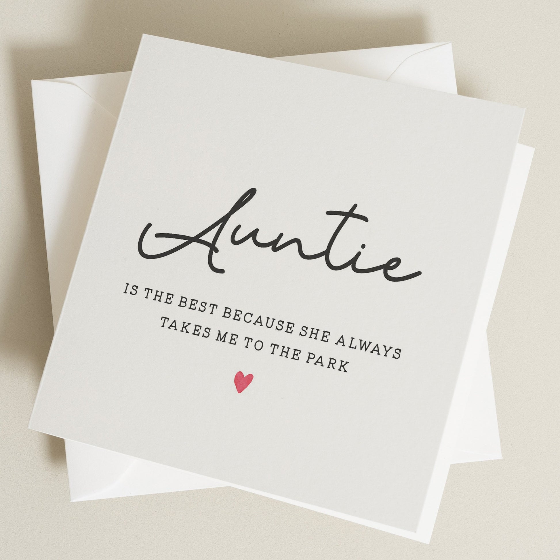 Birthday Auntie Card, I Have The Best Auntie Because, Best Aunty Birthday Card, Personalised Birthday Card For Aunt, Birthday Gift To Auntie